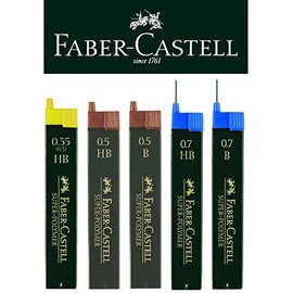 Faber-Castell 9065 - Refill Leads 0.5 mm HB, 5 Dosen, 5