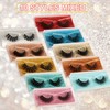Newcally Lashes False Eyelashes Natural 3D Faux Mink Eye Lashes