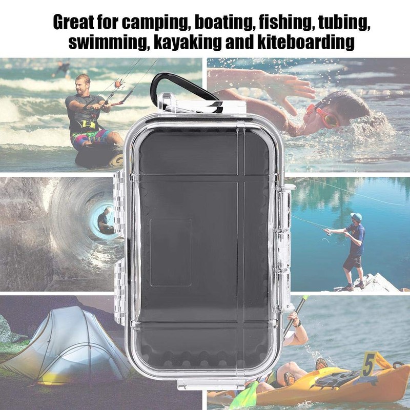 SolUptanisu Caja Seca Impermeable, Estuche Impermeable Impermeable Buceo Supervivencia Transporte