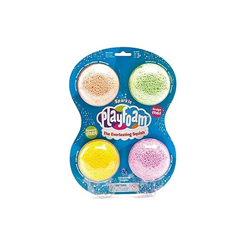 Educational Insights Playfoam Sparkle 4-Pack - Sensory Toys & Squishy