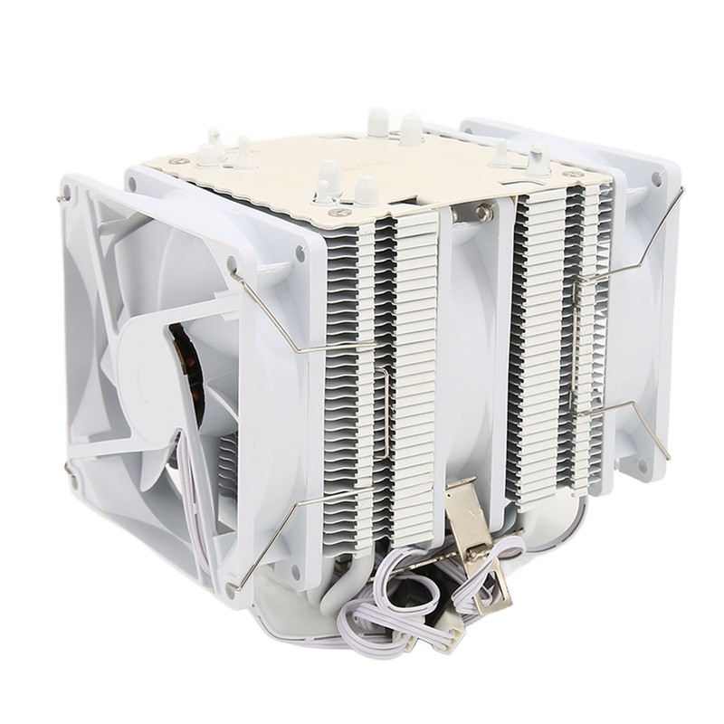 CPU Air Cooler 3.5in Dual Tower 6 Heat Pipes 3pin