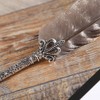 ANCLLO Vintage Feather Quill Pen Nature Feather Dip Pen for