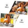 GRIRIW Stainless Steel Chicken Roaster Rack Ergonomic Design for Outdoor