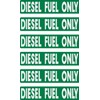 Diesel Fuel only, 6 Decals as Shown, Equipment, Hard hat,