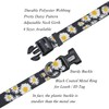 Olahibi Dog Collar and Leash Set, Cute Pink Daisy Pattern,