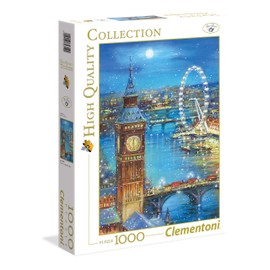 Clementoni 39319 Snow Flakes On The Big Ben Collection Puzzle for Children and Adults (1000-Piece)