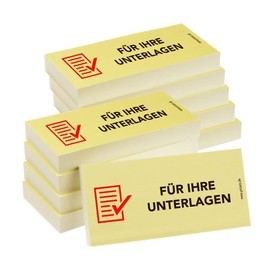 PRICARO Sticky Notes for Your Documents, 100 Sheets, Pack of 10