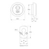 IFAM ES610 Lock Fittings Good Security Level Steel Plate Toggle