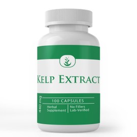 PURE ORIGINAL INGREDIENTS Kelp Extract, (100 Capsules), Pure, No Additives Or Fillers, Lab Verified