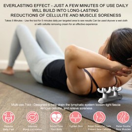 Glowvana Massage Tool- Potent Cellulite Buster & Skin Firming Device- Portable Massager for Targeted Pressure Point Relief