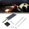 Solar Light Tube 30W 12V5V Dual USB LED Solar Panel