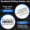 TUCKBOLD Handheld Pipe Drill Jig for Pipes or Cylinder Pipe,