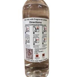 Liter - 33.5 oz Courtneys Fragrance Lamp Oils - Lavender-Orange