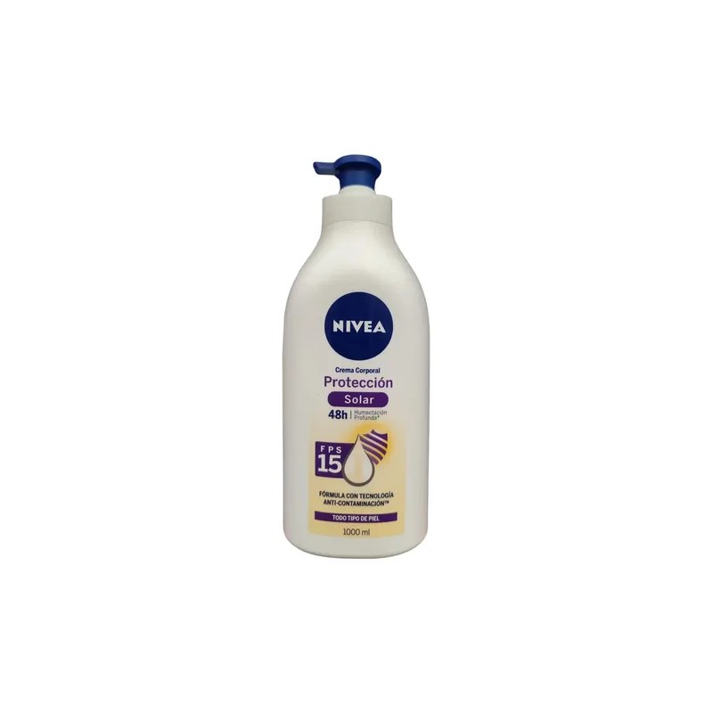 Crema Corporal Fps15 Proteccion Solar Nivea 1 L