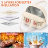 DIRGEE Lunch Bag for Women Insulated For Men PU leather
