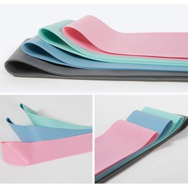 VOANZO Set of 5 Resistance Loop Bands Yoga Resistance Tension Bands Exercise Bands for Legs and Buttocks for Home Fitness (Comprehensive)