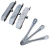 Decorex Hardware Heavy Duty Stainless Steel Louvers Hardware Kit -