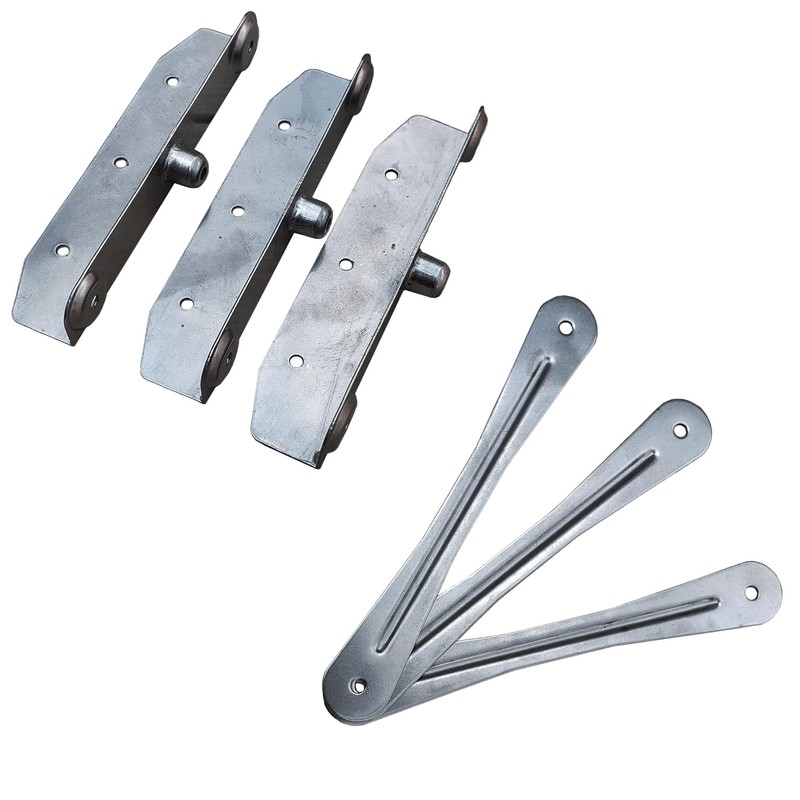 Decorex Hardware Heavy Duty Stainless Steel Louvers Hardware Kit -