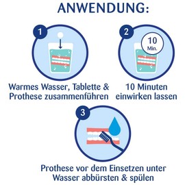 Kukident Professional anti-tartar - 3 x 30 denture cleaning tablets for the denture