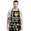 MYSOMY Lisboa Portugal Kitchen Apron Pastel De Nata Gifts Lisboa
