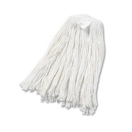 UNISAN Cut-End Wet Mop Head, Rayon, 20 Size, White (2020R)