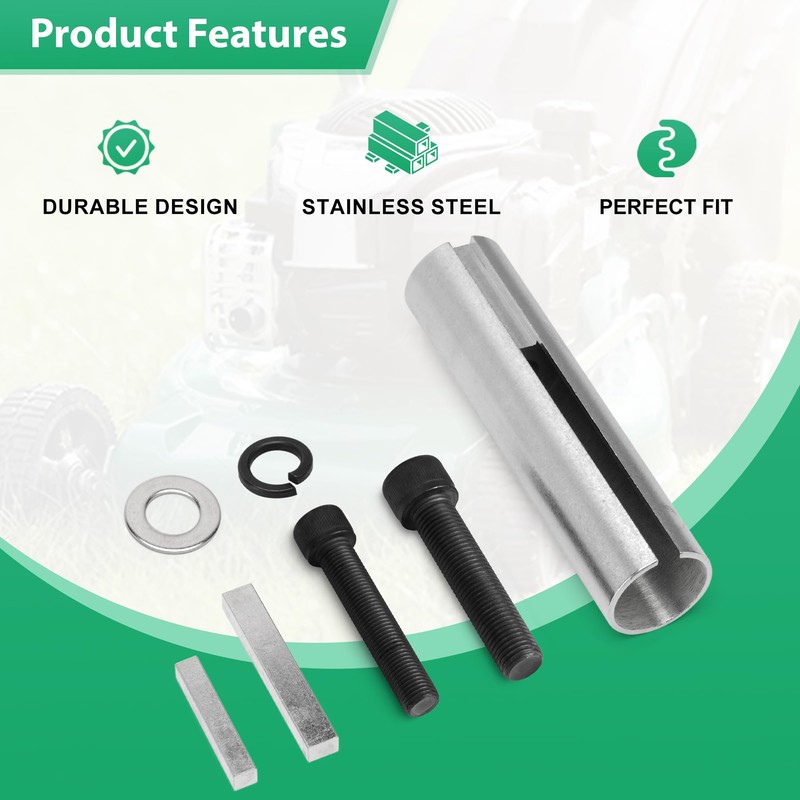 Camotokiit Extended 1 to 1 1/8 inch 1/4" Key Gas