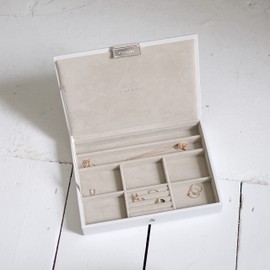 Stackers White Classic Medium Jewellery Box Lid