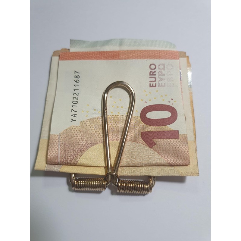 BLUSUPERSHOP Rose Gold Spring Spring Money Clip for Bathroom Handmade