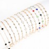 Jewel & Cubic Point Design Mask Strap Collection - Glasses Chain & Disposable Mask Lanyard Crystal Line / White 4ea
