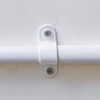 sourcing map 30Pcs PVC Pipe Straps, 16mm(5/8") Plastic Conduit Strap
