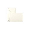 Crane & Co. Pearl White Triple Debossed Panel Cards &