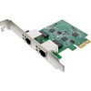 InLine® Dual Gigabit Network Card, 2X RJ45 2.5Gbps, PCIe x1,