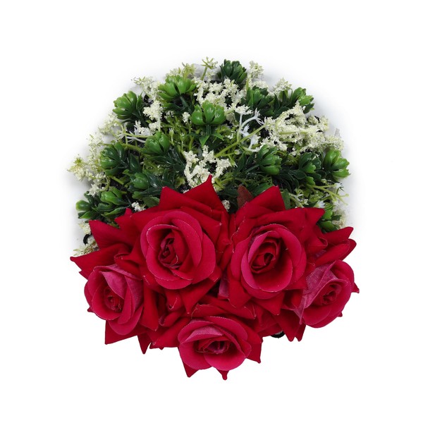 Aakarshana Jewels Rose Flower Hair Buns for Women Girls, Hair