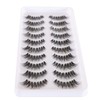 Newcally Wispy Natural False Eyelashes Fake Eye Lashes 10 Pairs