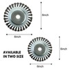6/8" Weed Brush Steel Wire Trimmer Wheel Garden Lawnmower Grass