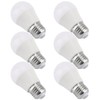 6 PCS 5W Mini LED Light Bulbs Warm White E26