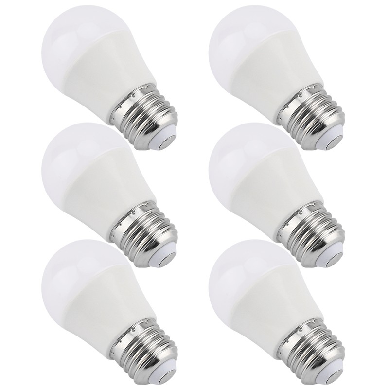 6 PCS 5W Mini LED Light Bulbs Warm White E26