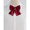 Allegra K Pre-Tied Bowknot Bow Tie for Women Adjustable Bowtie