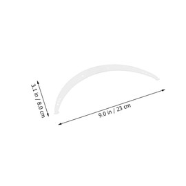 Outanaya 1Set Eyebrow Measurement Ruler Eyebrow Shaper for Symmetrical Brow Positioning Flexible Ruler for Accurate Measurement Beauty Tool for Beginners and All Face