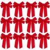 Christmas Bows, Red Velvet Bow (9 x 12 in, 12