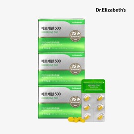 Dr. Elizabeth Berberine 500mg 60 tablets, 3 pieces / 닥터엘리자베스 베르베린 500mg 60정, 3개