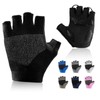 FITFIV Cycling Gloves for Men Women, Half Finger Bike Gloves