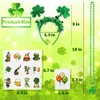 DINESIL 156 Pcs St. Patrick's Day Accessories Party Favor Set