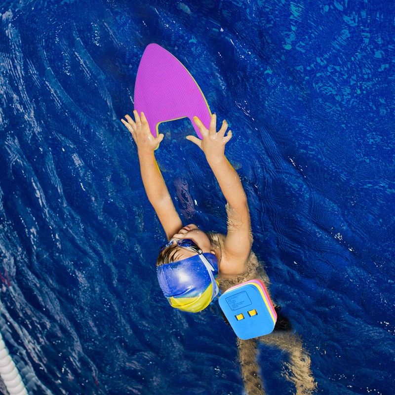 Swimming Back Float and Kickboard Set for Kids Swimming Bubble