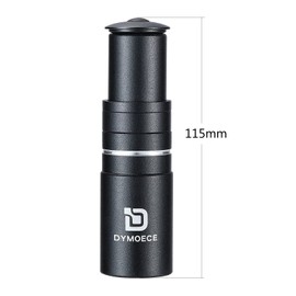 Dymoece Bicycle Stem Height Adapter Ahead Stem Adapter Aluminium Alloy 28.6 mm 1 1/8 Inch Handlebar Riser for MTB Road Bike Mountain Bike BMX Height 115 mm/180 mm/210 mm