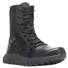 Bates Men's Rush Tall Side Zip Combat Boot, Black, 10.5
