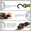 ANLULOAD Retractable Ratchet Strap(0.7In x 6.5Ft),S Hook Retractable Tie Down
