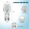 PWEOW T5 Landscape Light Bulbs 12 Volt 4 Watt Wedge