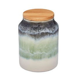 Cooksmart Ceramic Coffee Canister | Tea Coffee Sugar Canisters For All Type Of Kitchens | Coffee And Tea Storage Jars With Modern Designs