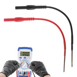 2 Pack Back Probe Kit, Flexible Spoon Back Probes Automotive Bendable Multimeter Test Pins Compatible with 4 mm Banana Plugs Accessories for Car Electrical Diagnostics, Multimeter Testing